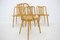 Beech Dining Chairs by Antonin Suman, Czechoslovakia, 1960s, Set of 4 8