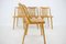 Beech Dining Chairs by Antonin Suman, Czechoslovakia, 1960s, Set of 4 7