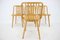Beech Dining Chairs by Antonin Suman, Czechoslovakia, 1960s, Set of 4 9