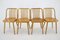 Beech Dining Chairs by Antonin Suman, Czechoslovakia, 1960s, Set of 4 2