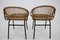 Rattan and Iron Lounge Chairs by Alan Fuchs, Czechoslovakia, 1970s, Set of 2 5