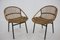 Rattan and Iron Lounge Chairs by Alan Fuchs, Czechoslovakia, 1970s, Set of 2 2