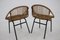 Rattan and Iron Lounge Chairs by Alan Fuchs, Czechoslovakia, 1970s, Set of 2 6