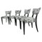 Dining Chairs by Jindrich Halabala for Hala, Czechoslovakia, 1950s, Set of 4 1