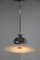 Lámpara de araña funcionalista vintage, años 30, Imagen 2