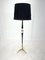 Mid-Century Stehlampe aus Messing, Onyx & ebonisiertem Holz, Italien, 1950er 11