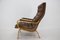 Fauteuil Contino en Cuir attribué à Yngve Ekström, Suède, 1970s 5