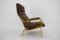 Fauteuil Contino en Cuir attribué à Yngve Ekström, Suède, 1970s 9