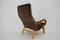 Contino Leather Armchair attributed to Yngve Ekström, Sweden, 1970s, Image 8