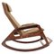 Beech Rocking Chair attributed to Uluv, Czechoslovakia, 1960s 1