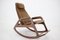 Beech Rocking Chair attributed to Uluv, Czechoslovakia, 1960s 3