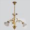 French Bronze and Glass Chandelier, 1890, Image 3