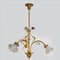 French Bronze and Glass Chandelier, 1890, Image 2