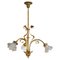 French Bronze and Glass Chandelier, 1890 1