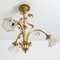 French Bronze and Glass Chandelier, 1890, Image 13