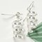 Boucles d'Oreilles Scandinaves en Argent par Cecilia Johansson, 1970s, Set de 2 6