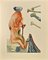 Salvador Dali, The Divine Comedy: The Fraudulents, Lámina 20, Infierno, Xilografía, 1963, Imagen 1