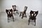 Vintage Brutalist Dining Chairs, 1960s, Set of 4, Image 8