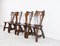 Vintage Brutalist Dining Chairs, 1960s, Set of 4 4