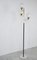 Vintage Brass and Glass Floor Lamp, Italy, 1970s, Image 4