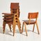 Stackable Birch Chairby Asko, 1960s 3