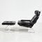 Fauteuil en Cuir avec Ottomane par Reinhold Adolf pour Cor, 1960s, Set de 2 4