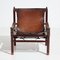 Hungarian Calf Leather Lounge Chair, 1970s 4