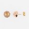 20th Century 18 Karat French Rose Gold Faceted Domes Earrings, 1890s, Set of 2, Image 9