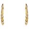 Boucles d'Oreilles Modernes en Or Blanc et Jaune 18 Carats, Set de 2 1