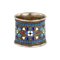 Russian Cloisonné Enamel and Silver Napkin Ring, 1890s, Image 2