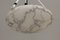 Antique Marbled Glass Ceiling Lamp, 1890s, Image 5