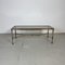 Vintage Brass and Glass Coffee Table 1