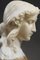 Late 19th Century Polychrome Alabaster Sculpture of a Womans Bust attributed to A. Gory, 1900s 12