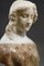 Polychrome Alabasterskulptur einer A. Gory zugeschriebenen Frauenbüste, Ende 19. Jh., 1900er 8