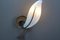 Italian Vetro Murano Venezia Opalescent Glass and Wrought Iron Wall Light, 1990s, Image 2