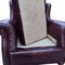 Burgundy Leather Addition Chair by Wade, Image 7