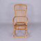 Mid-Century Italian French Riviera Curved Rattan and Bamboo Rocking Chair, 1970s, Image 15