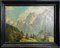 Summer Mountain Landscape, Oil on Board, Late 19th Century, Framed 1