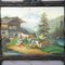 Folksy Scene with Cattles, Goats and Farmer's Wives, 1900s, Oil Painting, Image 3