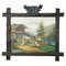 Folksy Scene with Cattles, Goats and Farmer's Wives, 1900s, Oil Painting, Image 1