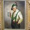 Friedrich Lettau, Folksy Man con boccale di birra, olio su legno, anni '50, Immagine 4