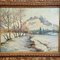 B. Bauer, Alpine Landscape, Early 20th Century, Oil on Canvas, Framed 4