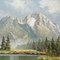 W. Kruegner, Summer Alpine Landscape, Oil on Board, Framed 5