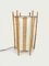 Italian Bamboo and Rattan Floor Lamp in Louis Sognot Style, 1960s 8