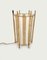 Lámpara de pie italiana de bambú y ratán estilo Louis Sognot, años 60, Imagen 3