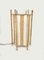 Lámpara de pie italiana de bambú y ratán estilo Louis Sognot, años 60, Imagen 4