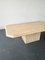 Travertine Coffee Table with Bevelled Base 2