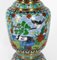 Chinesische emaillierte Cloisonné Vasen, 1920er, 2er Set 14