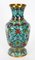 Chinesische emaillierte Cloisonné Vasen, 1920er, 2er Set 6