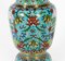 Chinesische emaillierte Cloisonné Vasen, 1920er, 2er Set 8
